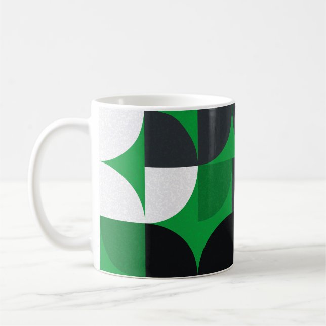 Mug Motif avec triangles de couleur aléatoire Générati (Gauche)
