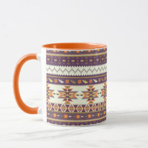 Mug Motif aztèque coloré
