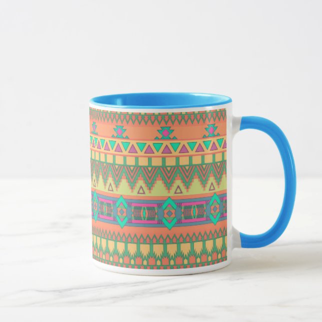 Mug Motif aztèque coloré (Droite)