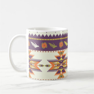 Mug Motif aztèque incolore