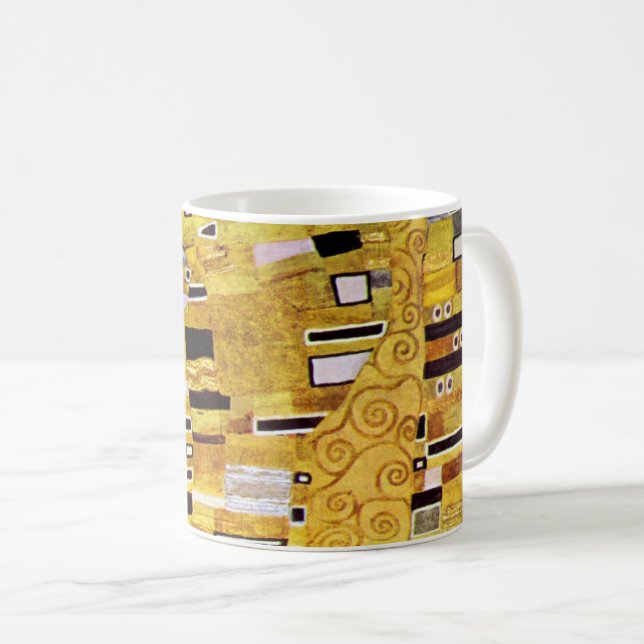Mug Motif baiser de Gustav Klimt, Art Nouveau (Devant droit)