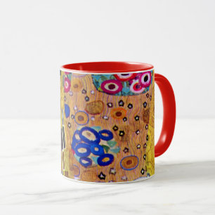 Mug Motif baiser de Gustav Klimt, Art nouveau