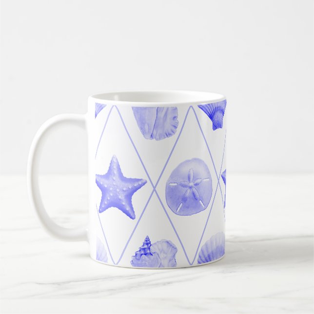 Mug Motif Beach Seashell (Gauche)