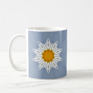 Mug Motif blanc et jaune