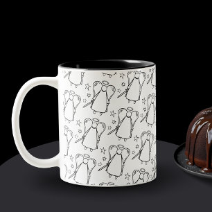Mug Motif blanc et noir Avenging Angle