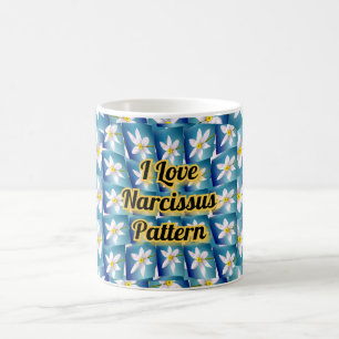 Mug Motif blanc Narcissus