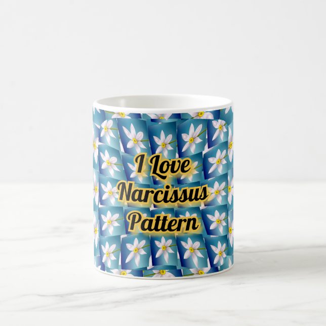 Mug Motif blanc Narcissus (Centre)