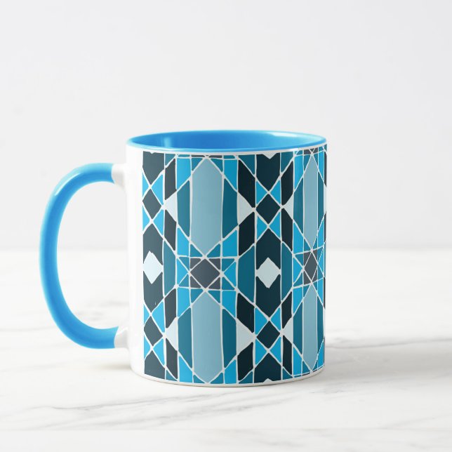 Mug Motif bleu (Gauche)