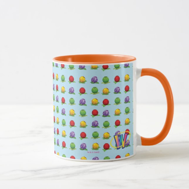 Mug Motif bleu de baie (Droite)