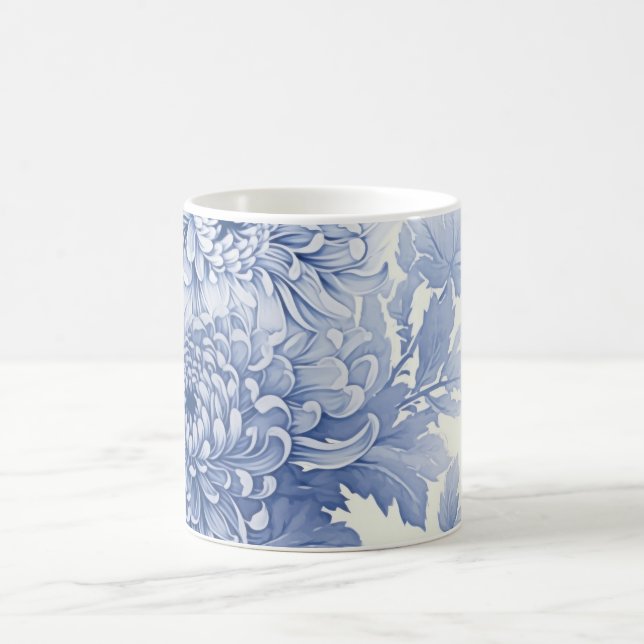 Mug Motif Blue Dahlia toile (Centre)