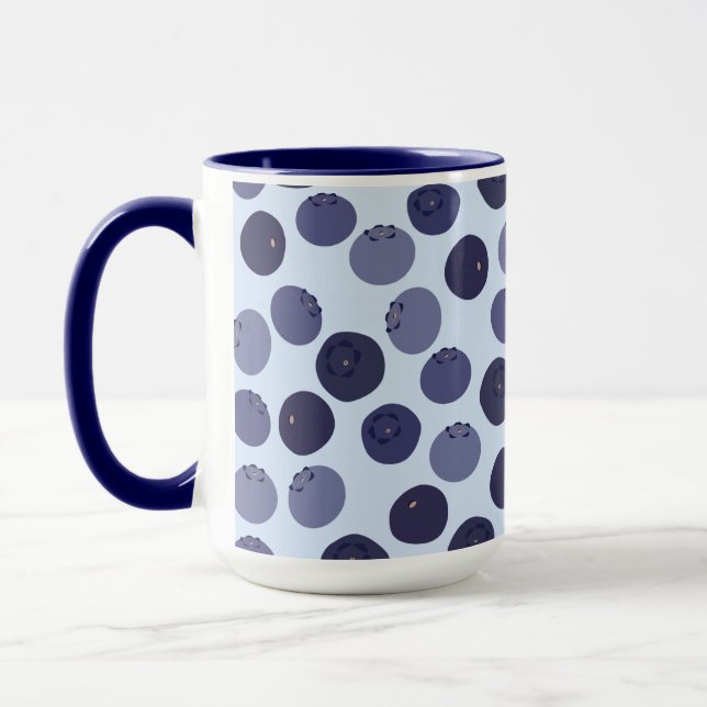 Mug Motif Blueberry (Gauche)