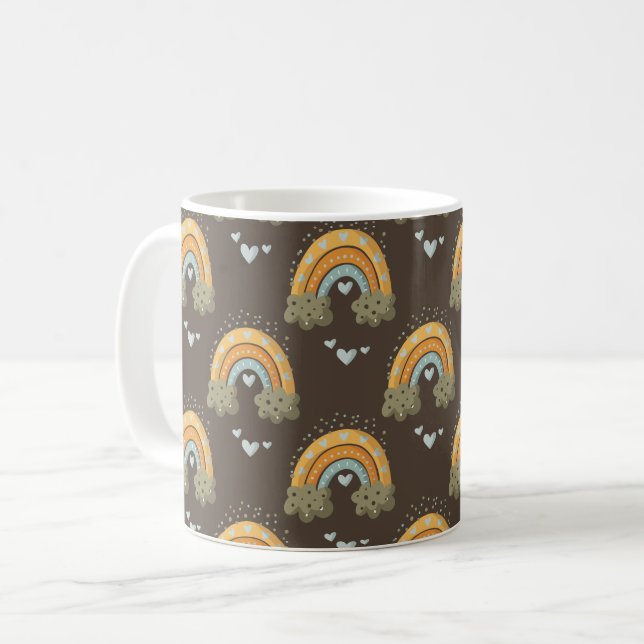 Mug Motif Bohemian Rainbows (Devant gauche)