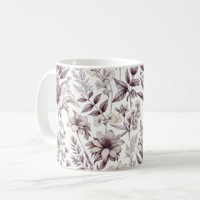 Mug Motif botanique (Devant gauche)