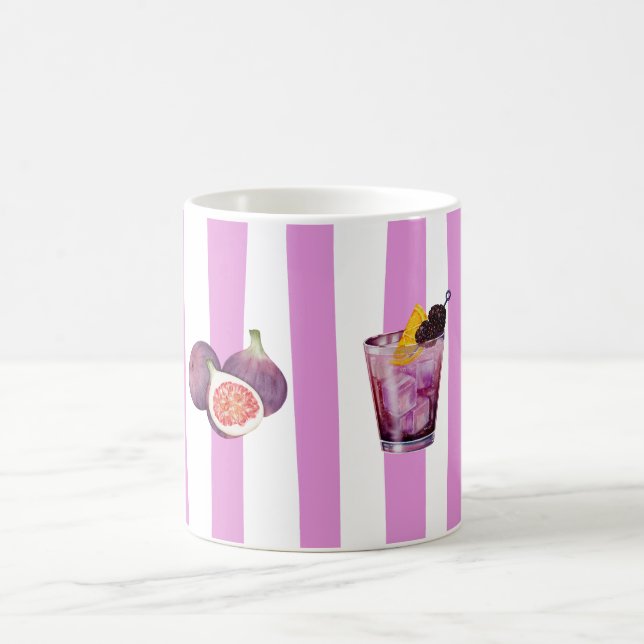 Mug Motif botanique à l'aquarelle de lavande (Centre)