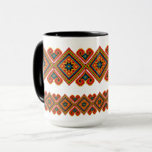 Motif Brodé Géométrique