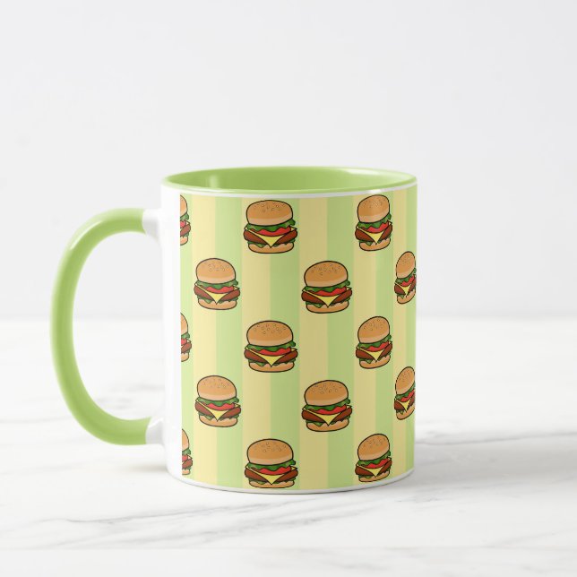 Mug Motif Burger (Gauche)