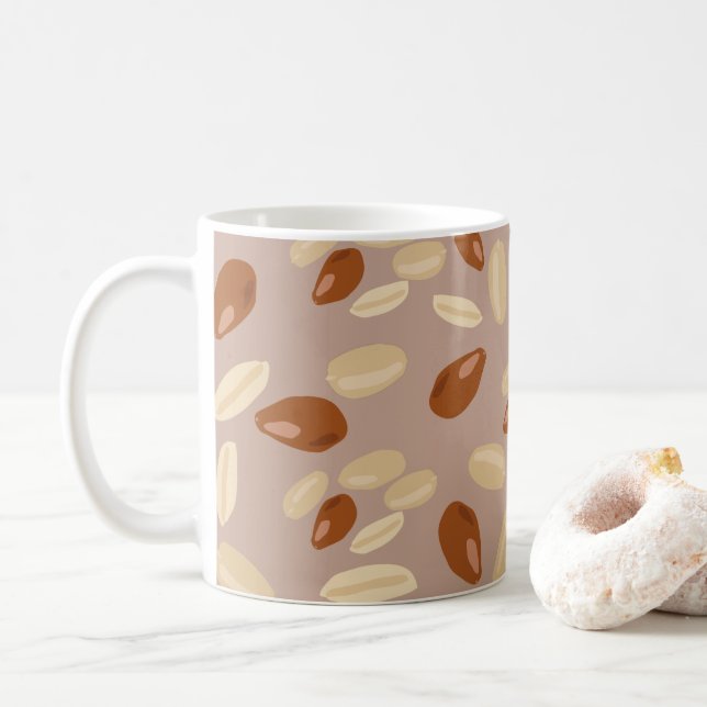 Mug Motif cacahuètes (Avec donut)