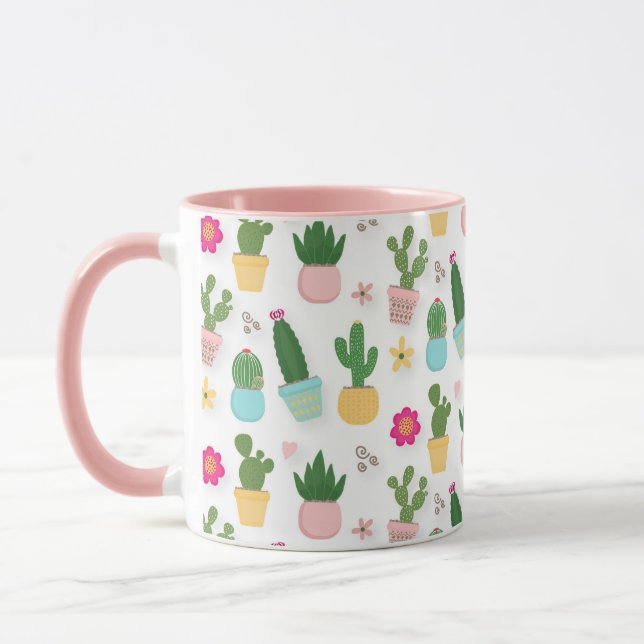 Mug Motif Cactus  (Gauche)