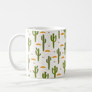 Mug Motif, cactus, texture de sable, st mexicain