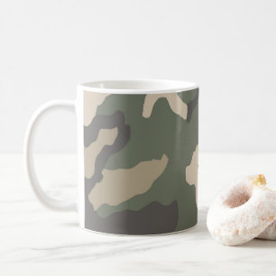 Mug Motif Camo Vert