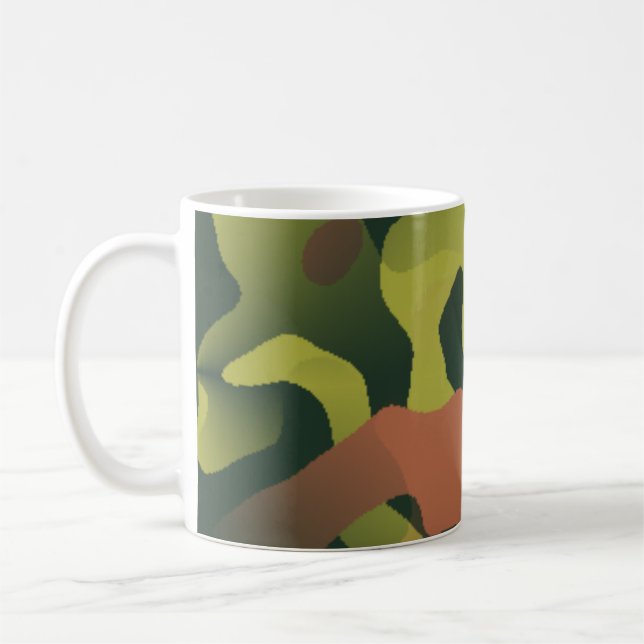 Mug Motif Camouflage vert et Brown (Gauche)