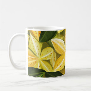 Mug Motif caramboles exotiques 🌿 pour déco tropicale