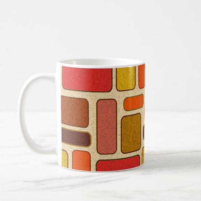 Mug Motif Carré d'art moderne (Gauche)