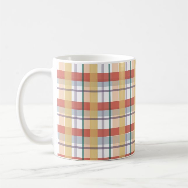 Mug Motif carreauté bohème (Gauche)