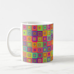 Mug Motif Carrés