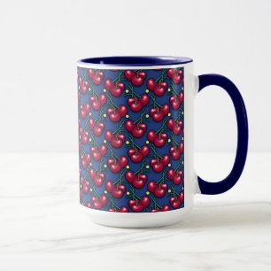 Mug Motif cerise