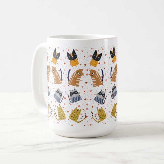 Mug Motif chat mignon n° 3 (Devant gauche)