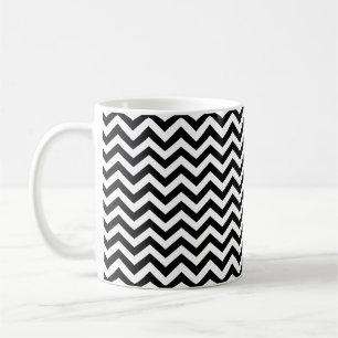 Mug Motif Chevron noir et blanc