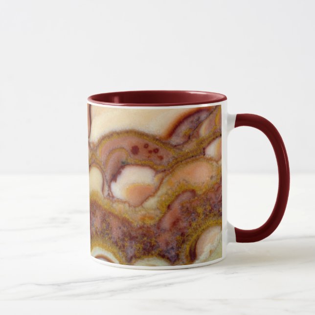 Mug Motif circulaire de pierre d'onyx (Droite)