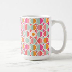 Mug Motif circulaire rose chaud