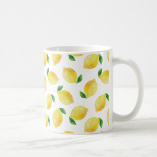 Mug Motif citron aquarelle