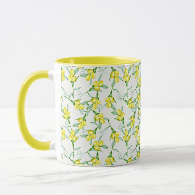 Mug Motif citrons  (Gauche)