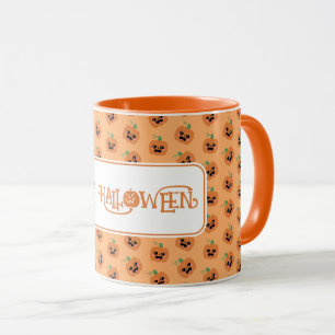 Mug Motif Citrouille Halloween Kawaii