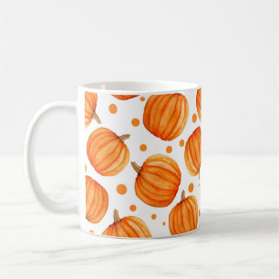 Mug Motif citrouille transparent