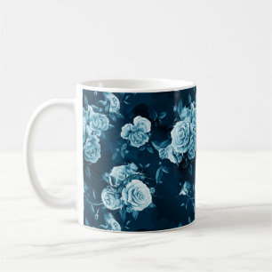 Mug Motif classique de rose de bleu