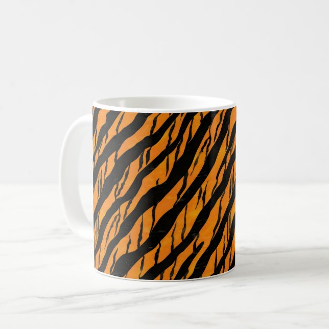 Mug Motif classique des rayures de tigre (Devant gauche)