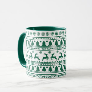 Mug Motif classique scandinave de Noël