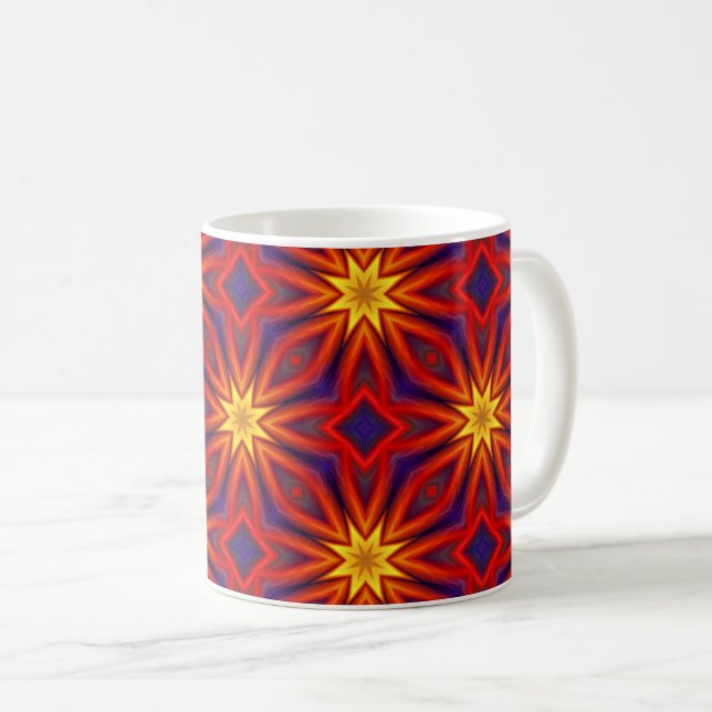 Mug Motif coloré abstrait (Devant droit)