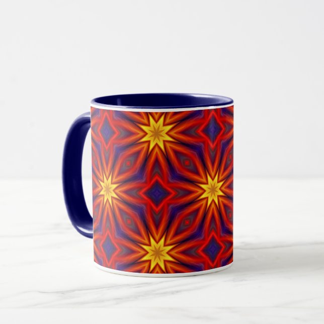Mug Motif coloré abstrait (Devant gauche)
