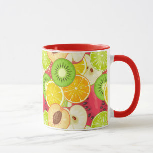 Mug Motif coloré de fruit d'amusement