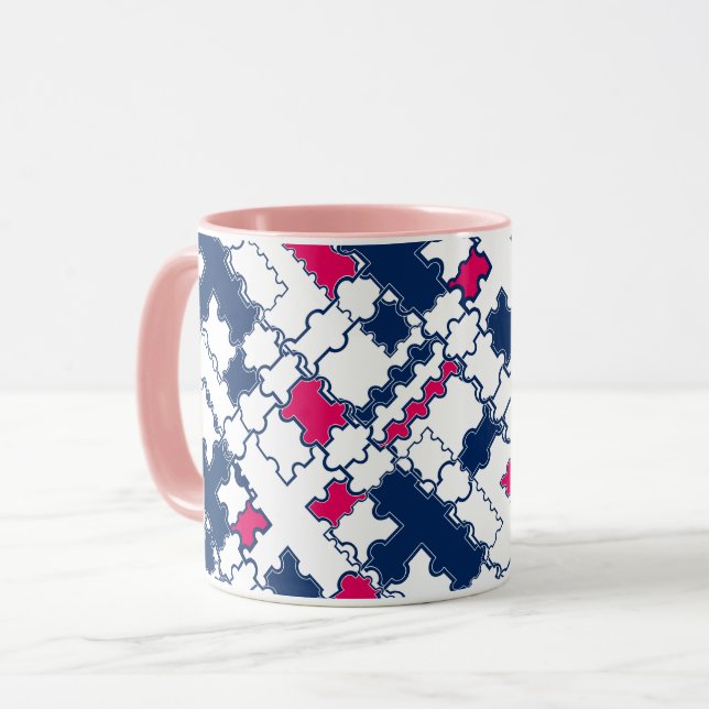Mug Motif coloré , élégant (Devant gauche)