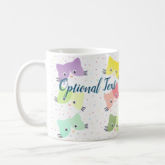Mug Motif coloré Happy Kittens (Gauche)