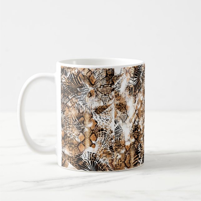 Mug Motif coloré, Leopard, Zèbre, Camouflage (Gauche)