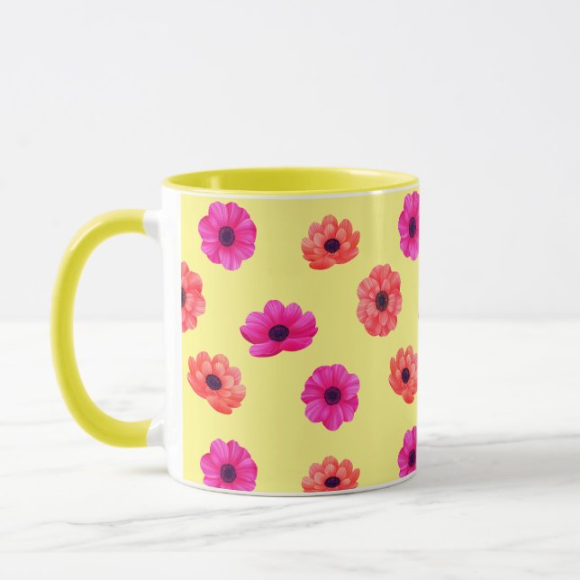 Mug Motif coloré Tropical 3D Spring Flowers (Gauche)