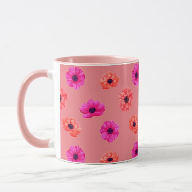 Mug Motif coloré Tropical 3D Spring Flowers (Gauche)