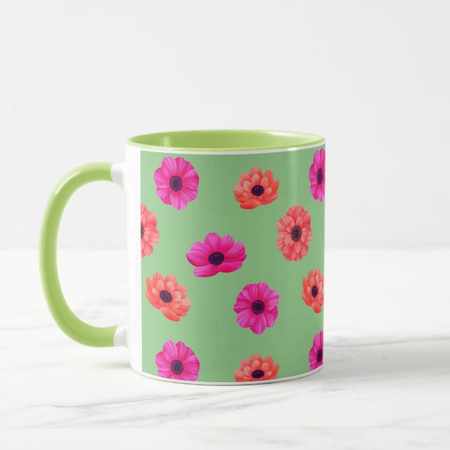 Mug Motif coloré Tropical 3D Spring Flowers (Gauche)